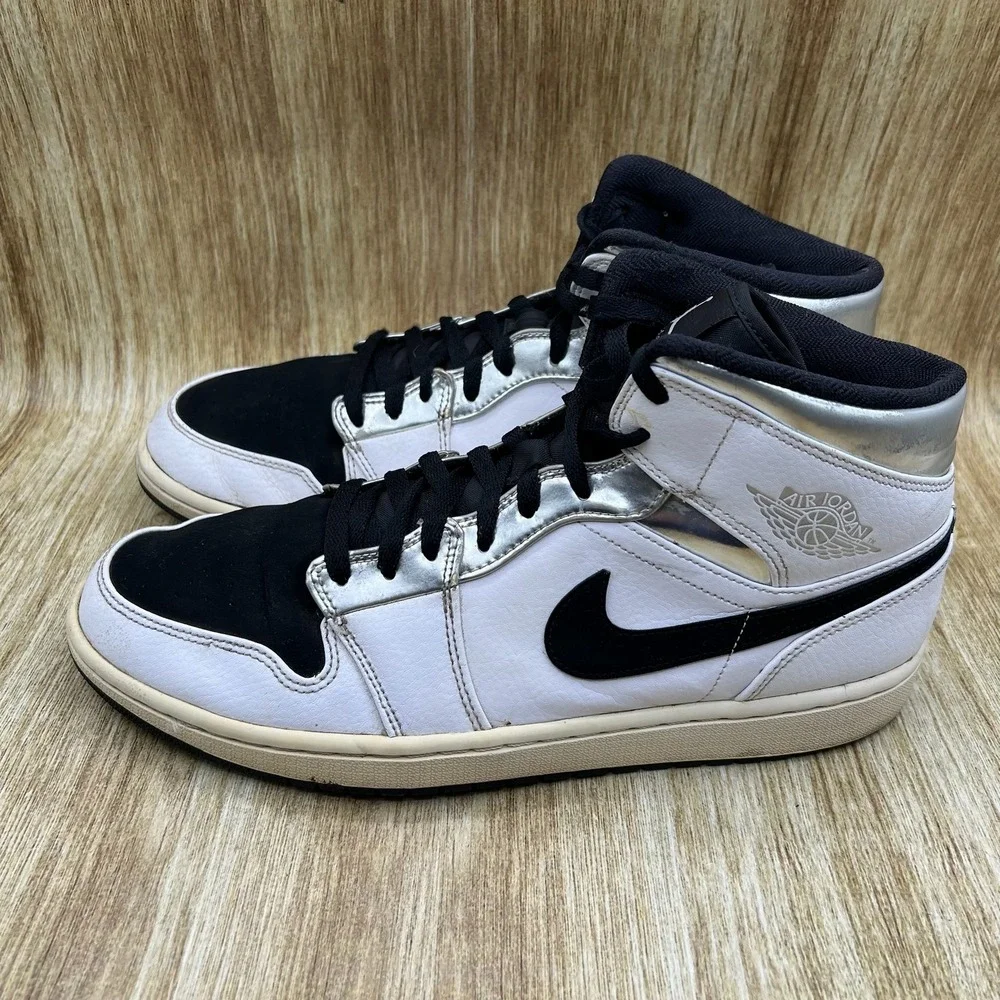 Nike Air Jordan 1 Mid Alternate Think 16 Men's Size 12 Shoes Sneakers 554724-121